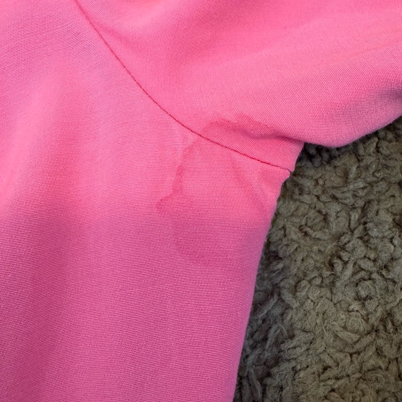 Alice + Olivia Pink Peplum Blazer Cinched Waist Wrap Size M - Picture 7 of 11